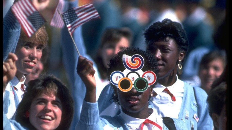 USA team opening ceremonies 1988 Seoul Olympics