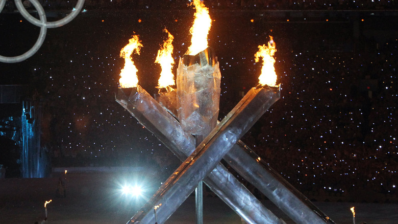 Olympic cauldron 2010 Vancouver