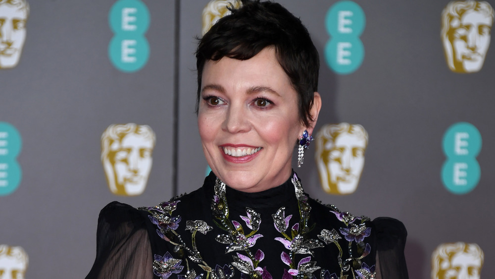 Olivia Colman smiling