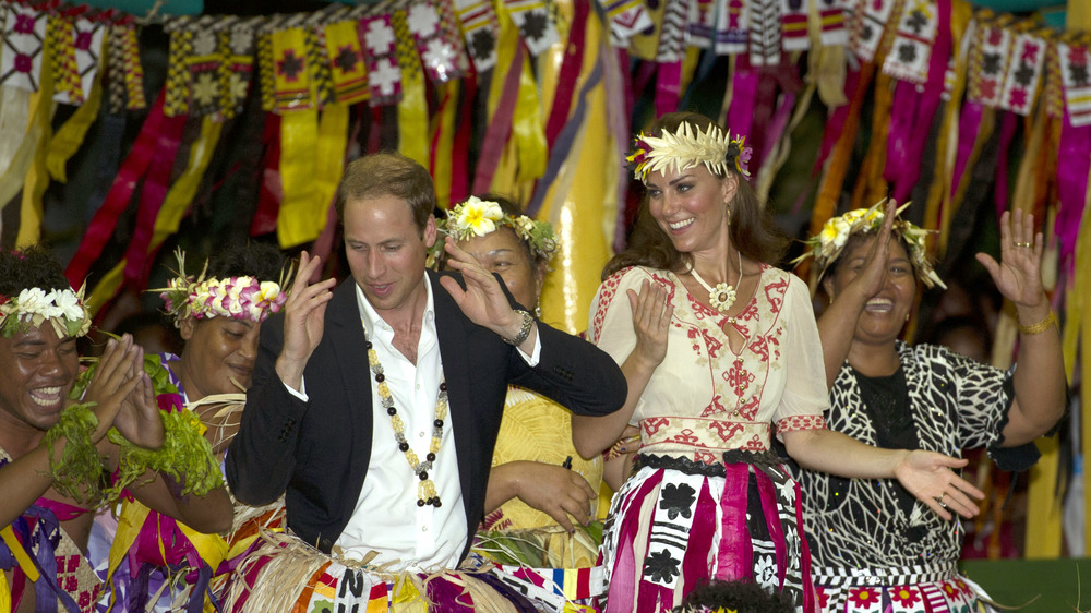 Prince William dancing