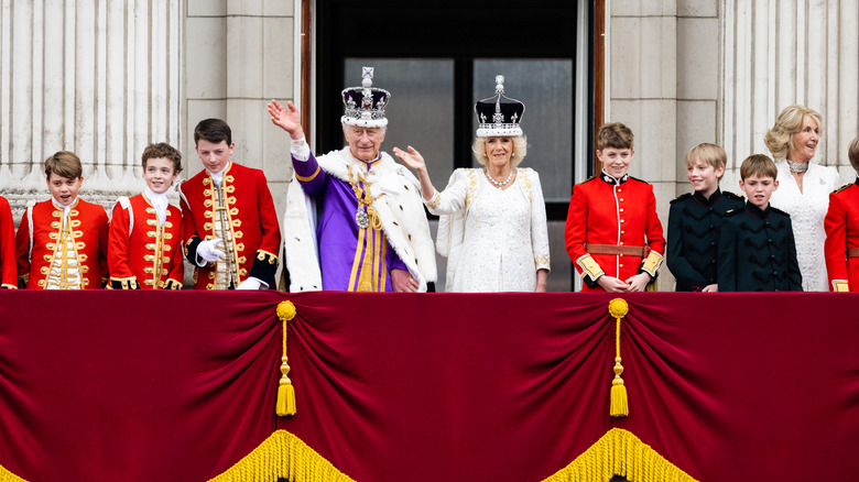 The royal family at King Charles' coronation