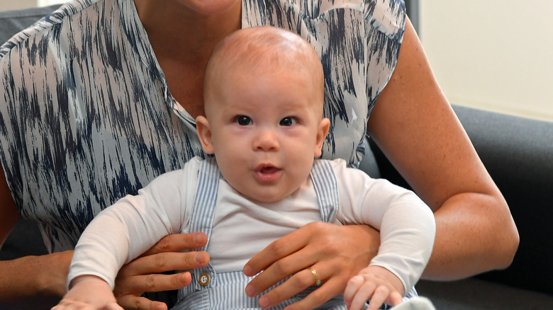 Baby Archie with parents Prince Harry and Meghan Markle