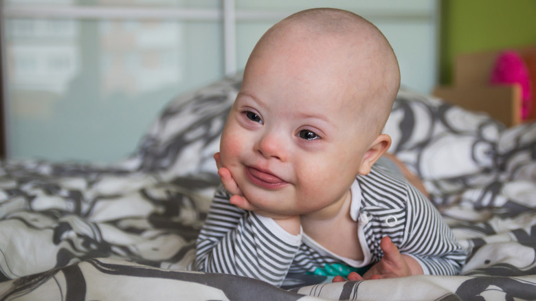 cute smiling infant 