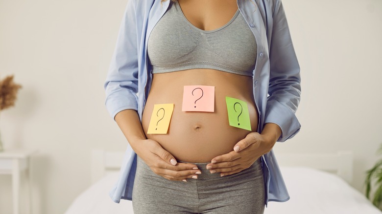 pregnant mom with baby name questions 