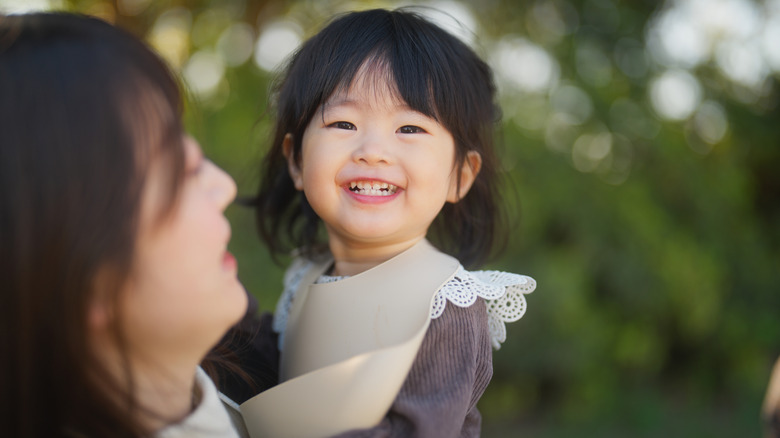 Smiling baby girl