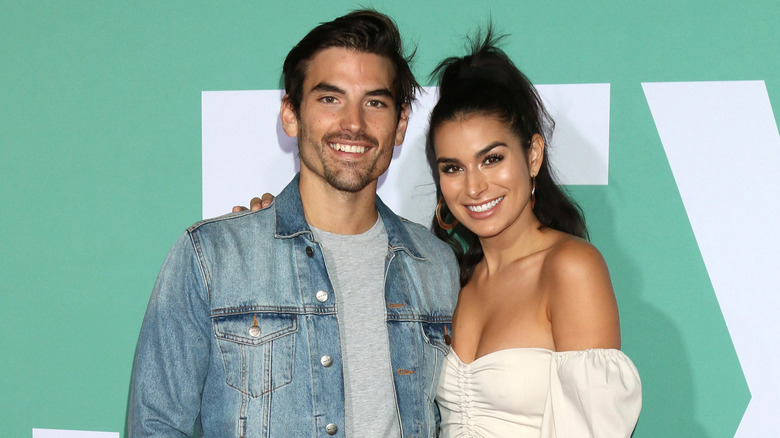 Ashley Iaconetti and Jared Haibon on the red carpet