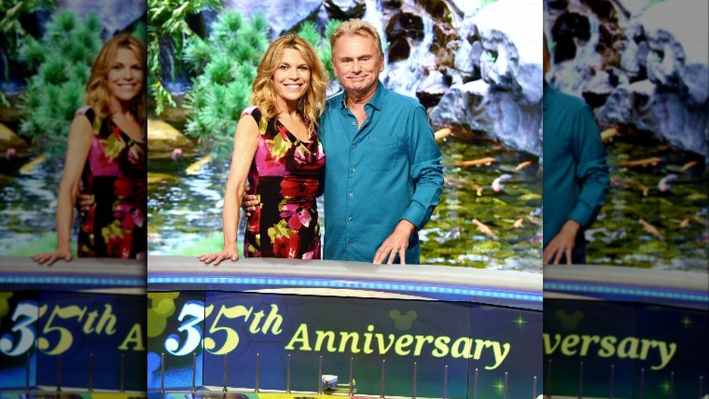 Vanna White and Pat Sajak