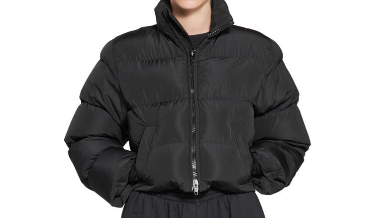 Shrunk Puffer in Black