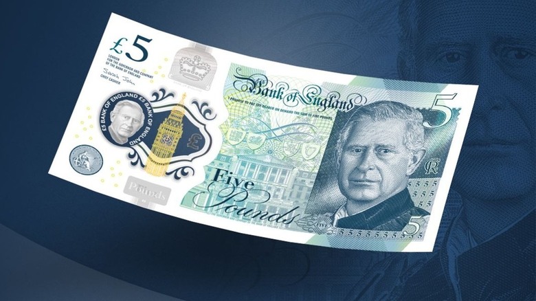 King Charles III banknote 