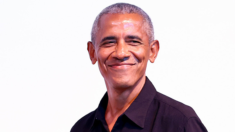 Barack Obama smiling