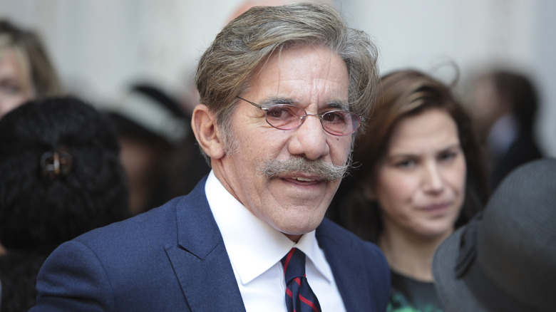 Geraldo Rivera at Joan Rivers' funeral at Temple Emanu-El