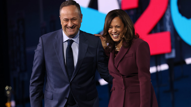 Kamala Harris and Doug Emhoff smiling