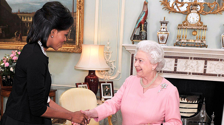 Michelle Obama and Queen Elizabeth