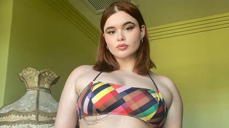 Barbie Ferreira shows off her tattoo