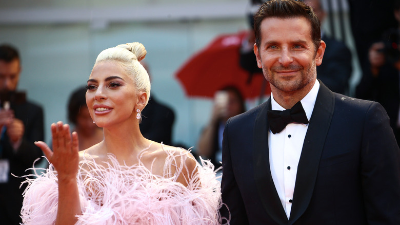 Bradley Cooper and Lady Gaga on the red carpet