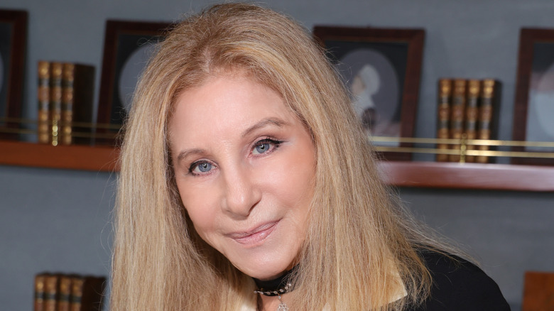 Barbra Streisand smiling