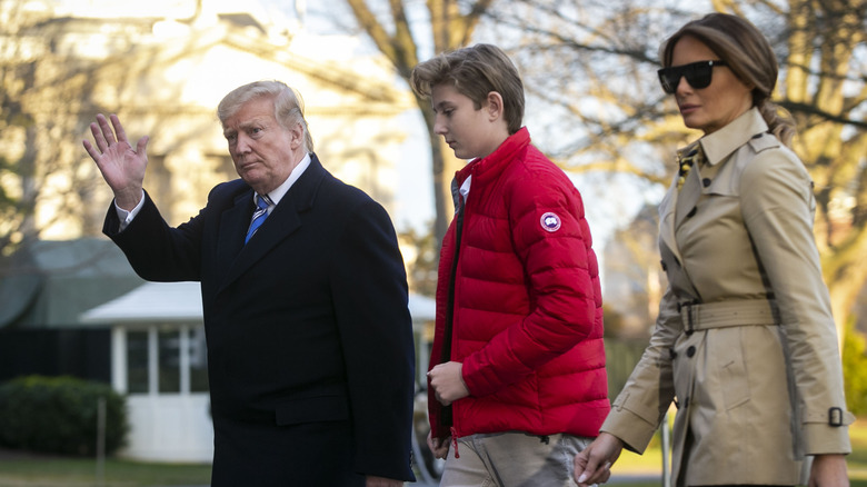 Donald Trump Melania Trump Barron Trump