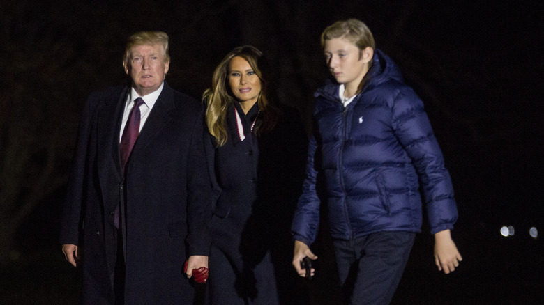 Barron Trump and parents