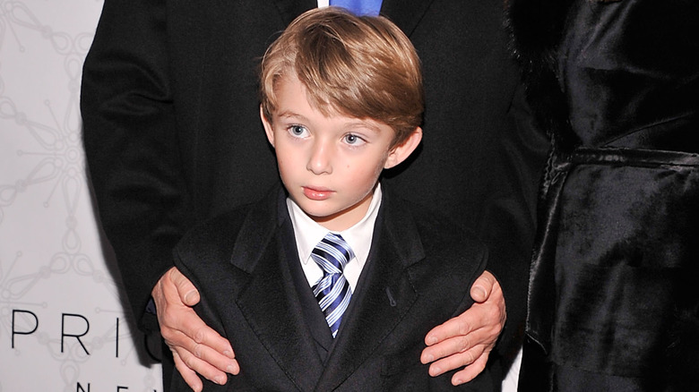 Barron Trump as a child