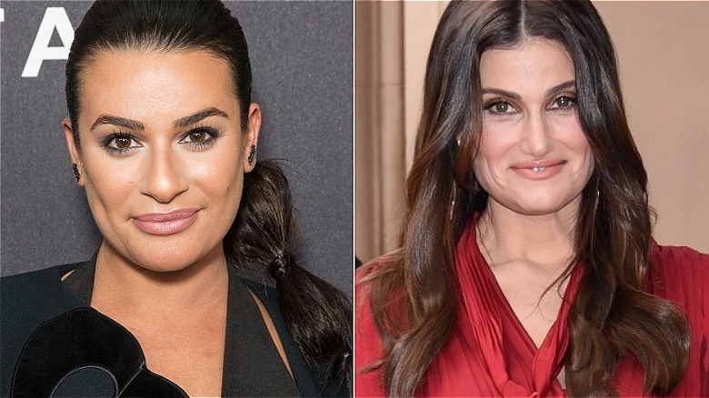 Idina Menzel and Lea Michele 