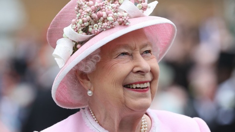 Queen Elizabeth smiling