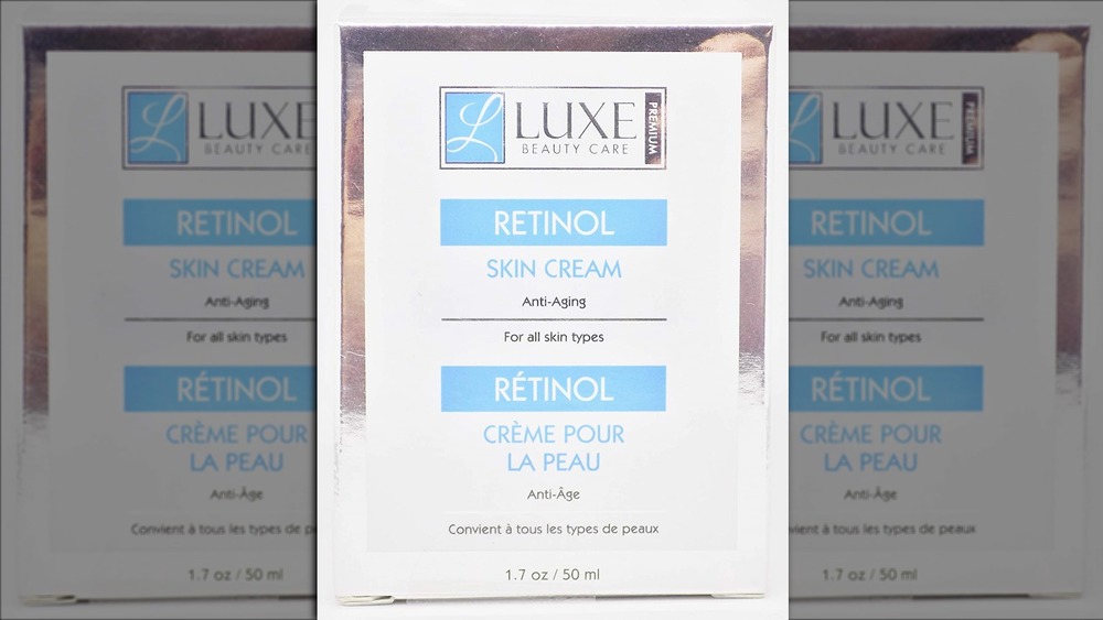 Luxe Beauty Care retinol skin cream