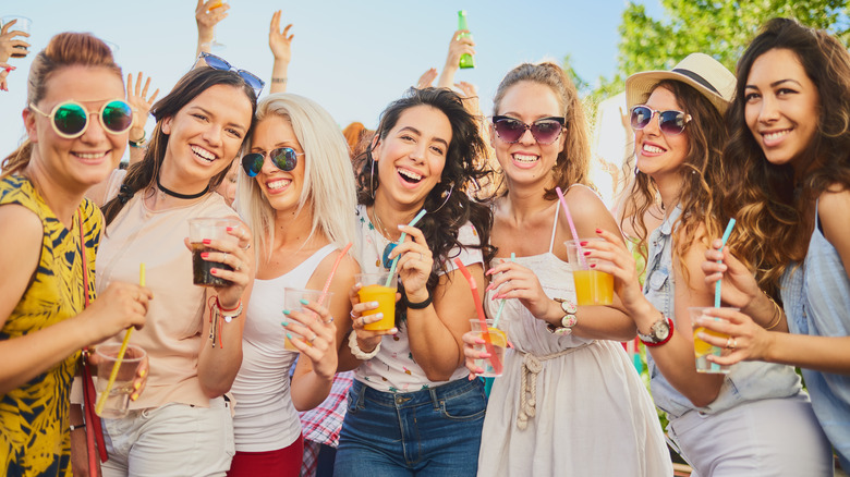 group of female friends