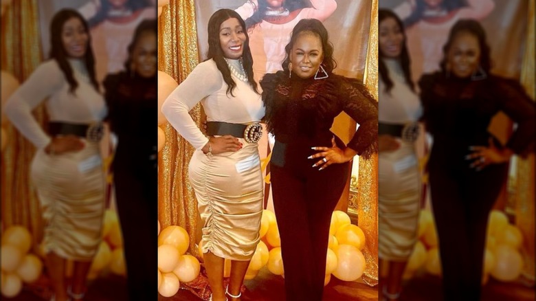 Marie Hamilton-Abston and Lateshia Pearson posing