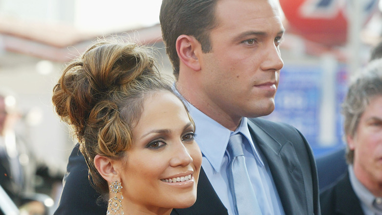 Jennifer Lopez and Ben Affleck on the red carpet