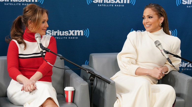 Leah Remini and Jennifer Lopez together