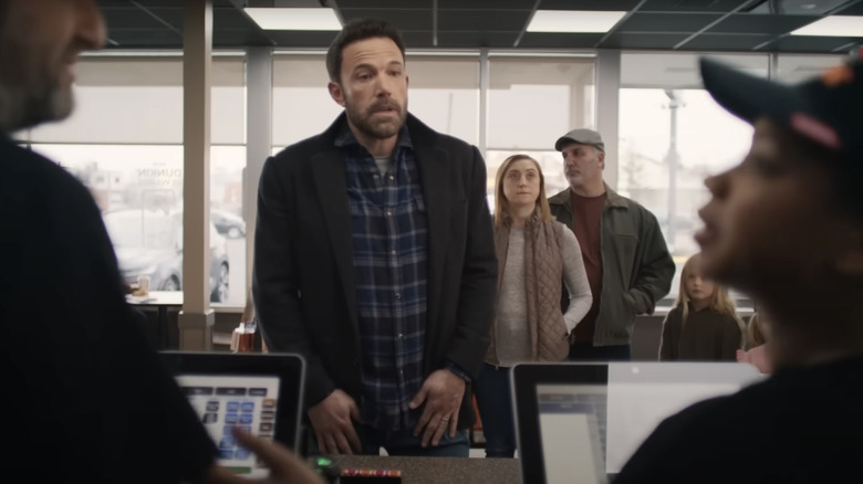 Ben Affleck in Dunkin' Donuts commercial