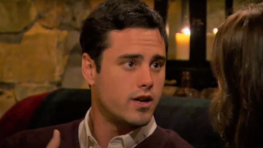 Ben Higgins speaking to Kaitlyn Bristowe