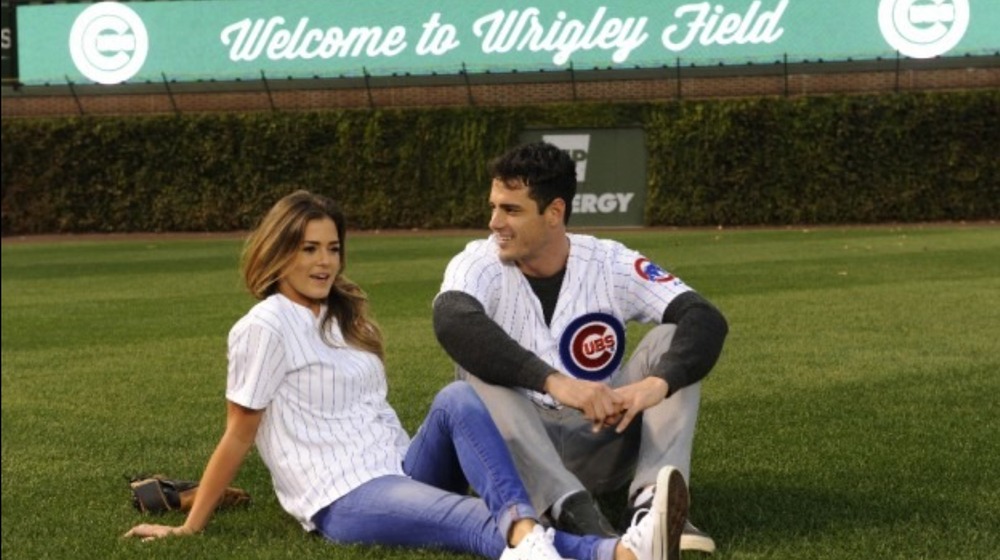 Ben Higgins and Jojo Fletcher on Wrigley Field