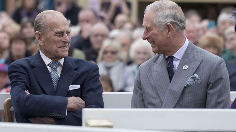 Prince Philip and King Charles III