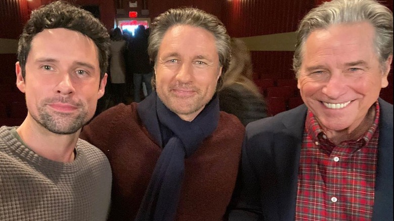 Benjamin Hollingsworth, Martin Henderson, Tim Matheson smiling