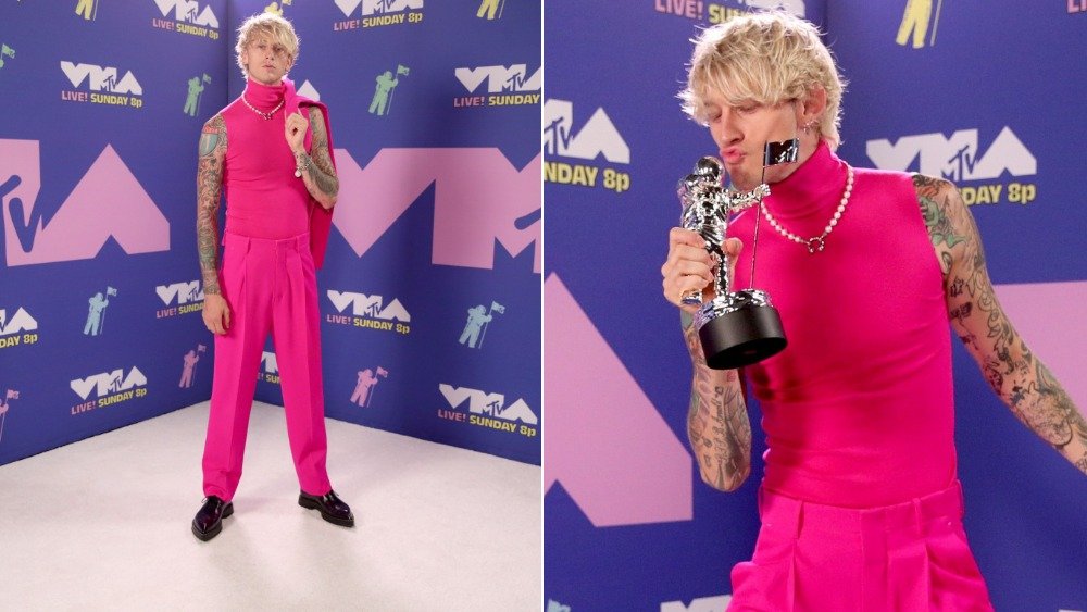 Machine Gun Kelly at the 2020 VMAs