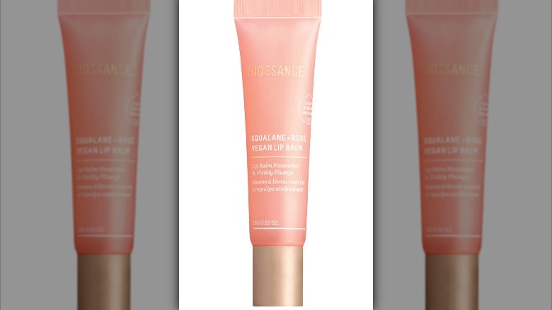 Biossance Squalane+ Rose Vegan Lip Balm 