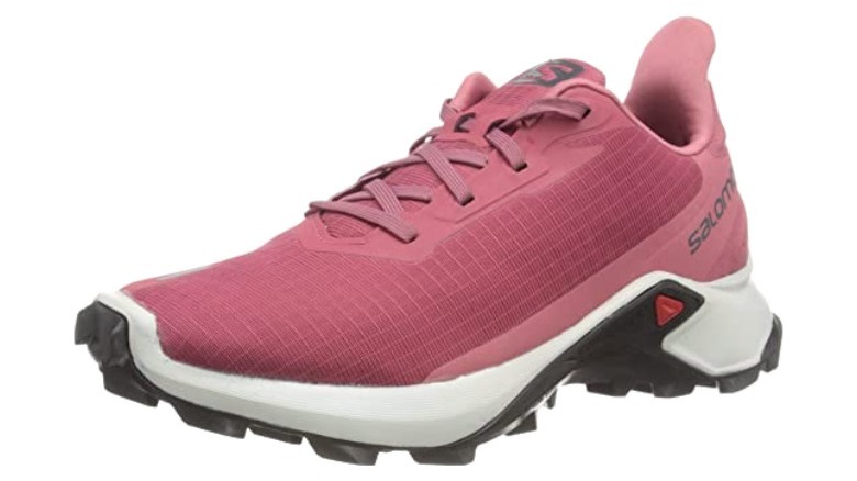 Pink women's trail running shoes