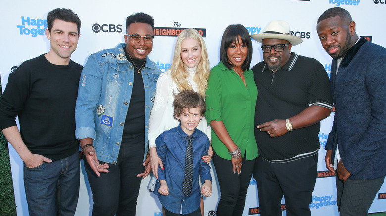 Beth Behrs and The Neighborhood cast