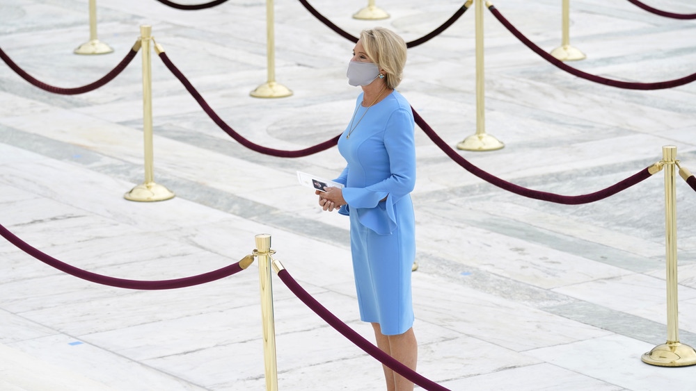 Education Secretary Betsy DeVos at the US Capitol