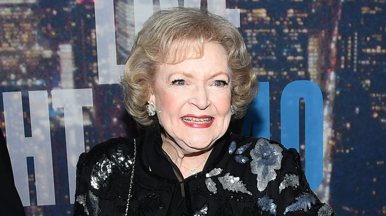 Betty White smiling