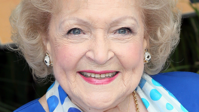 Betty White smiling