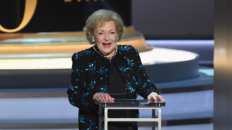 Betty White at the Emmys