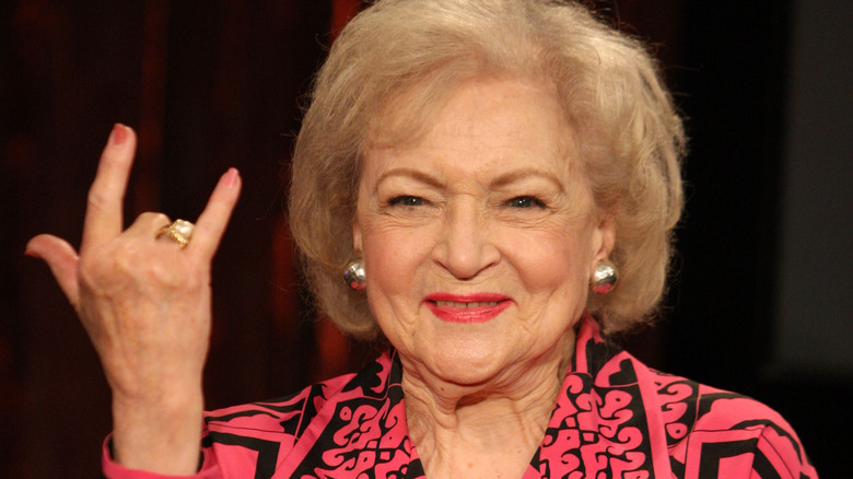 Betty White Love Sign