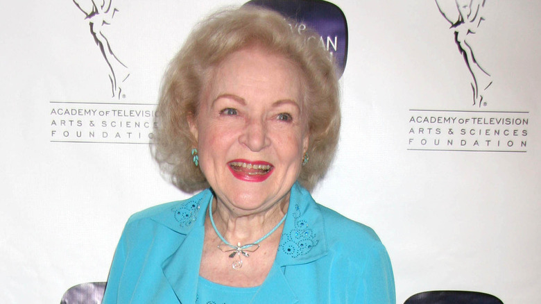 Betty White smiling