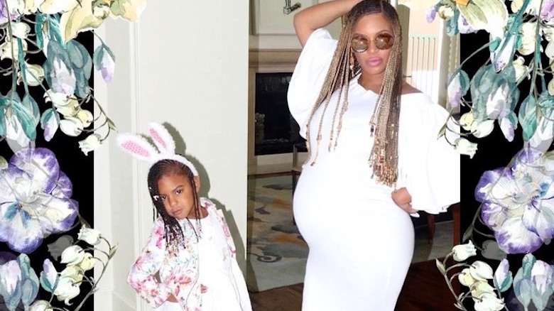 Beyonce pregnancy style Easter Blue Ivy