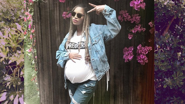 Beyonce pregnancy style low key jeans