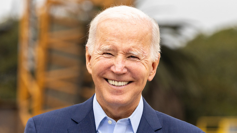 Joe Biden smiling