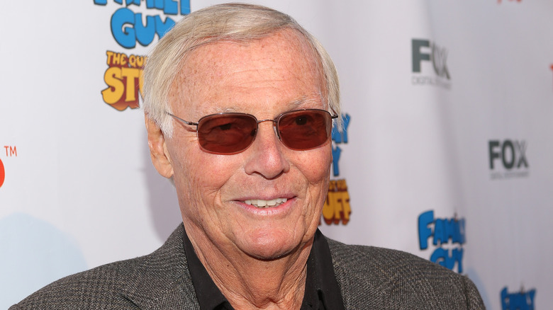 Adam West wearing sunglasses