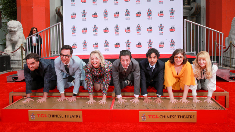 The Big Bang Theory cast.